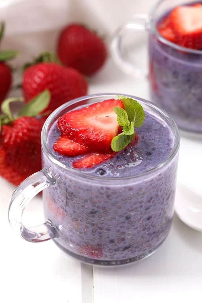 Chia Pudding with Berries and Honey