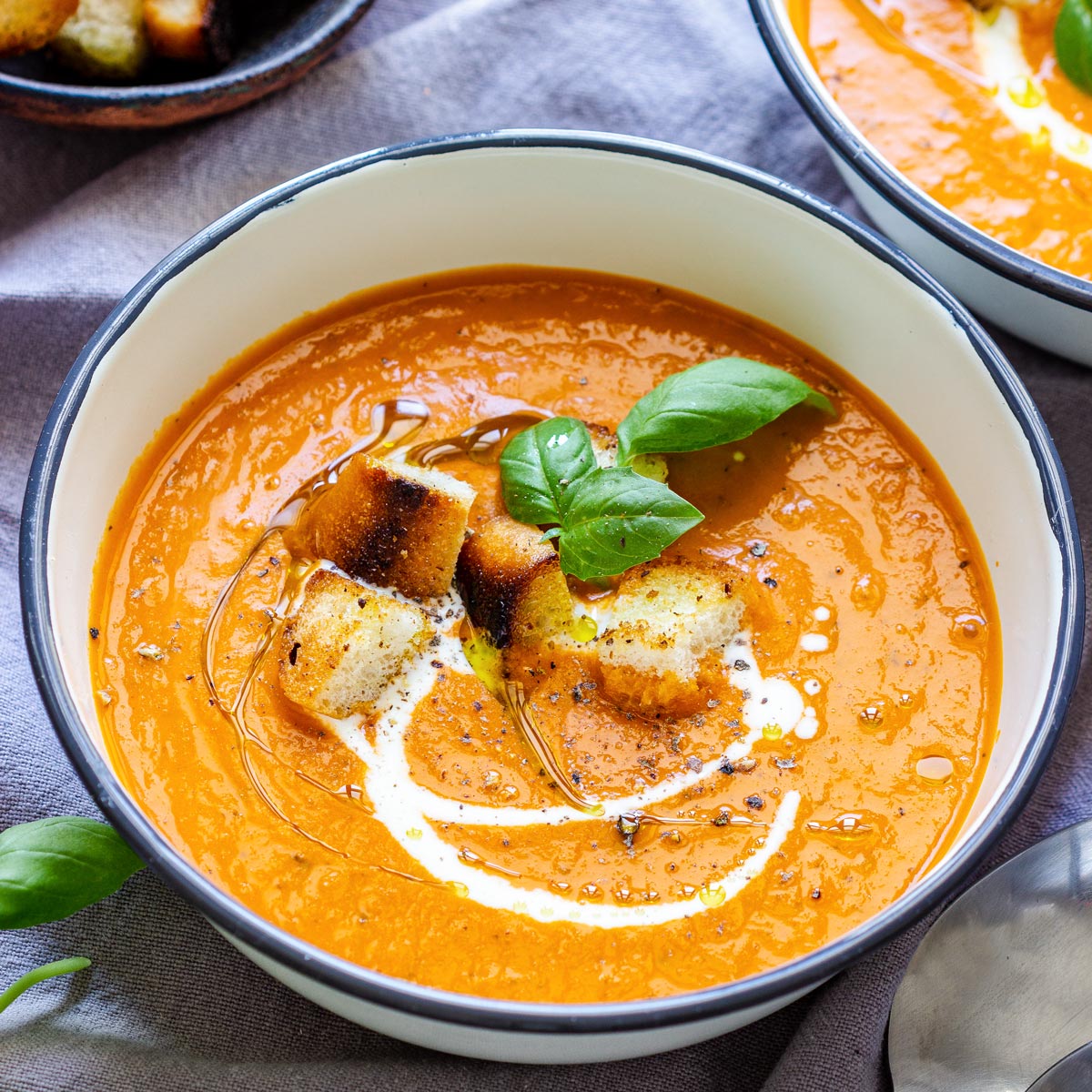 Creamy Tomato Basil Soup